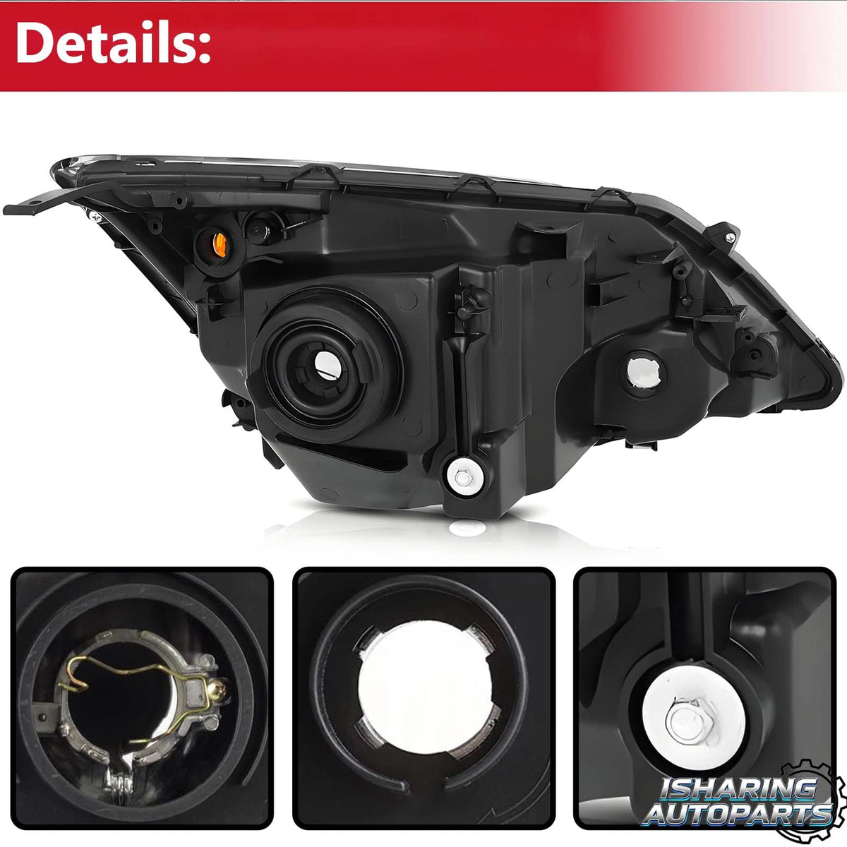 Headlights for 2007-2011 Honda CR-V Y138