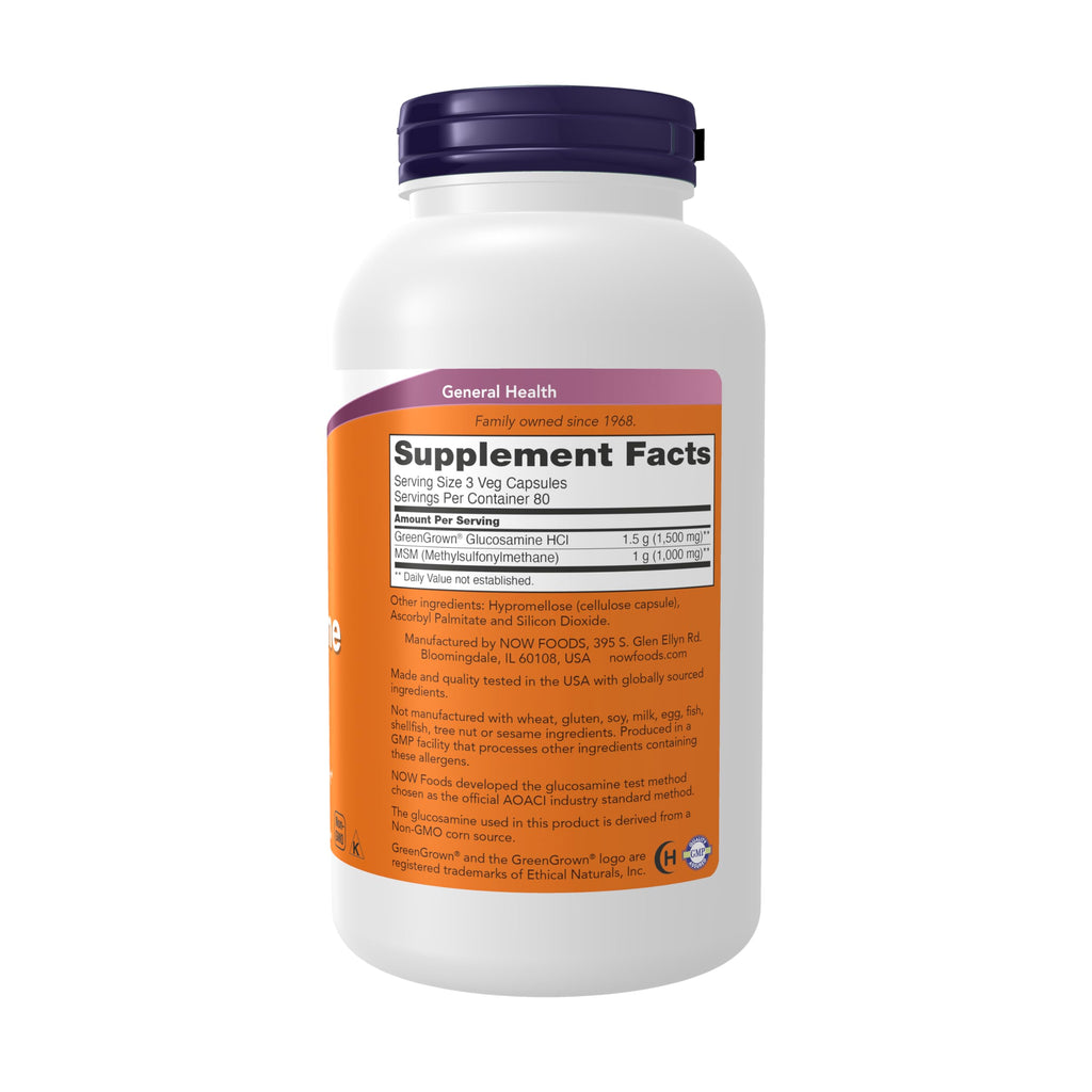 Vegetarian Glucosamine & MSM 240 Veg Caps Z21114
