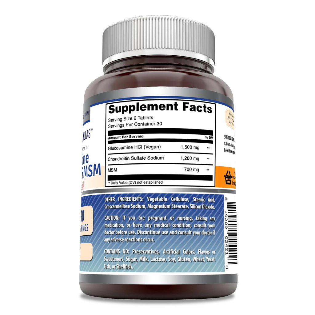 Glucosamine Chondroitin & MSM Tablets B134