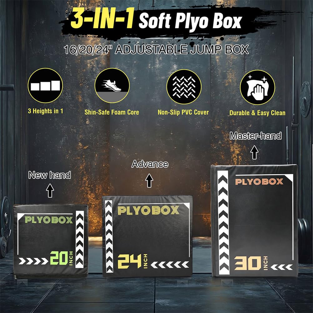 3-in-1 Foam Plyo Box M1781