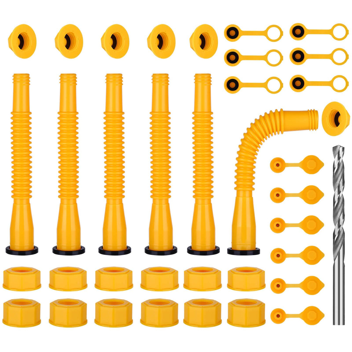 Gas Can Spout Replacement with 37 Accessories V791