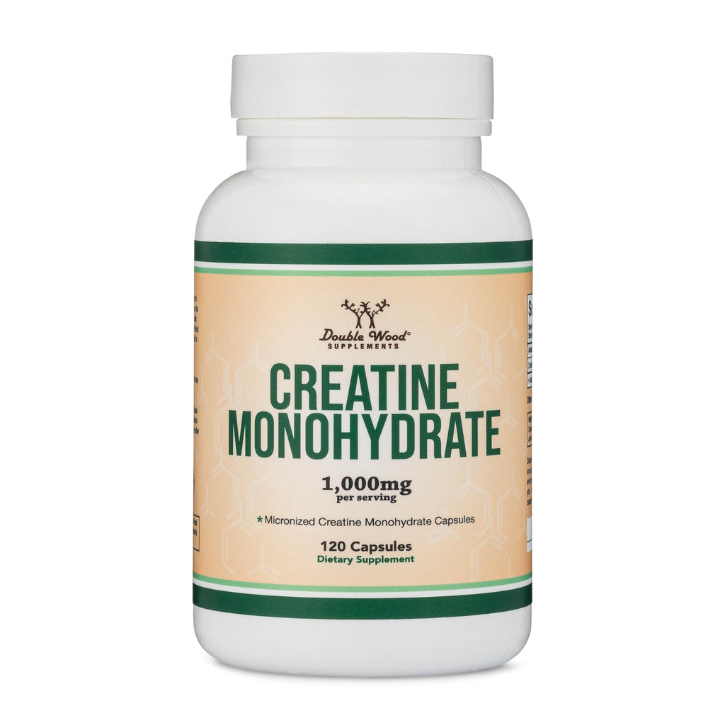 Creatine Monohydrate Capsules 1,000mg Vegan 120 Capsules R124