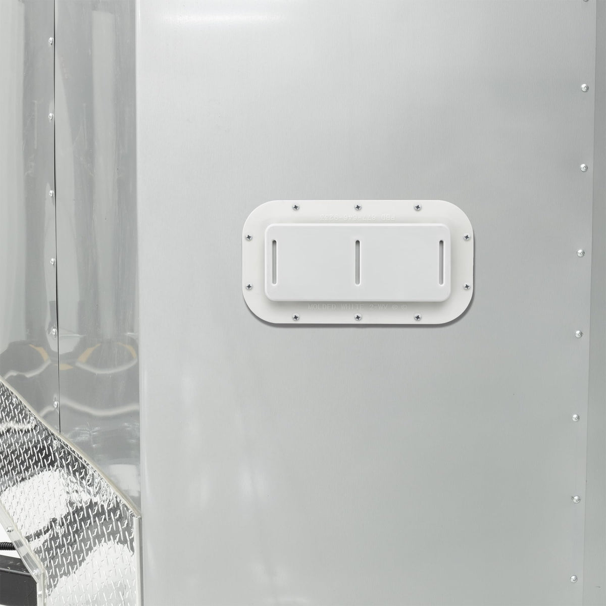 Two Way Plastic Vent with Trim Ring and Built-in Screen, 2 Pack, White U40102