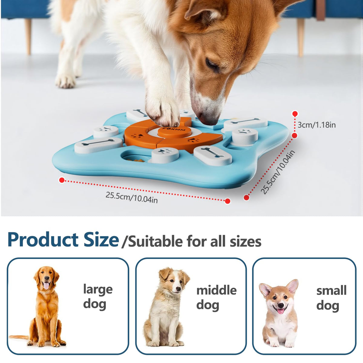 Interactive Dog Treat Puzzle Toys P129