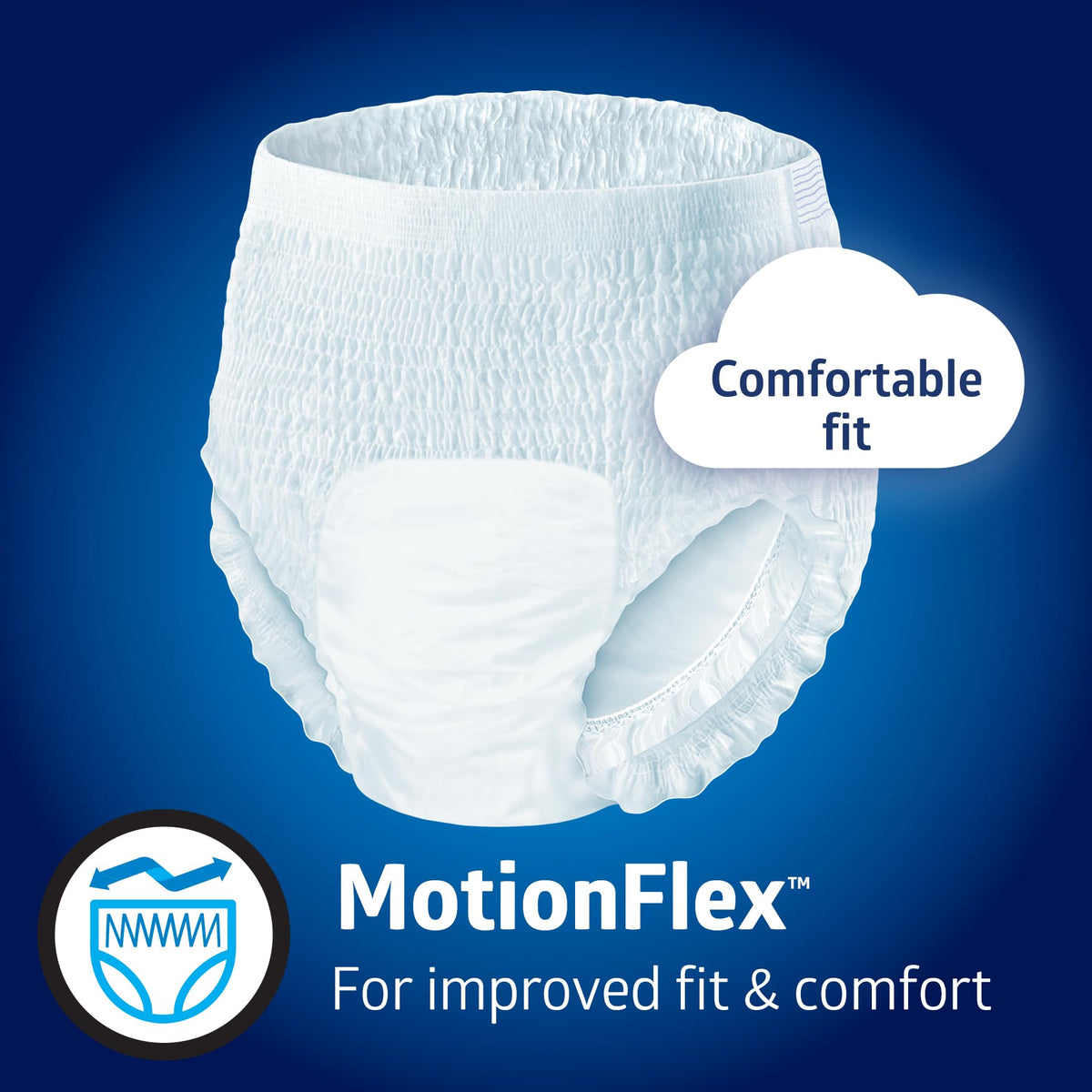 Small/Medium Disposable Pull-On Absorbent Underwear, 64 Count Q23060