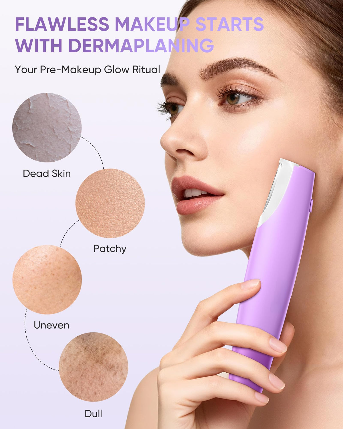 Dermaplaning Tool with 8 Blades K708