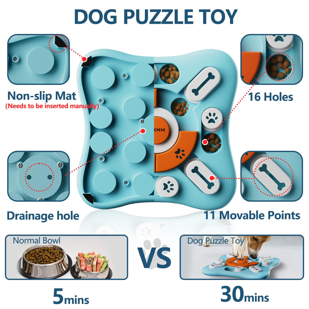 Interactive Dog Treat Puzzle Toys P129
