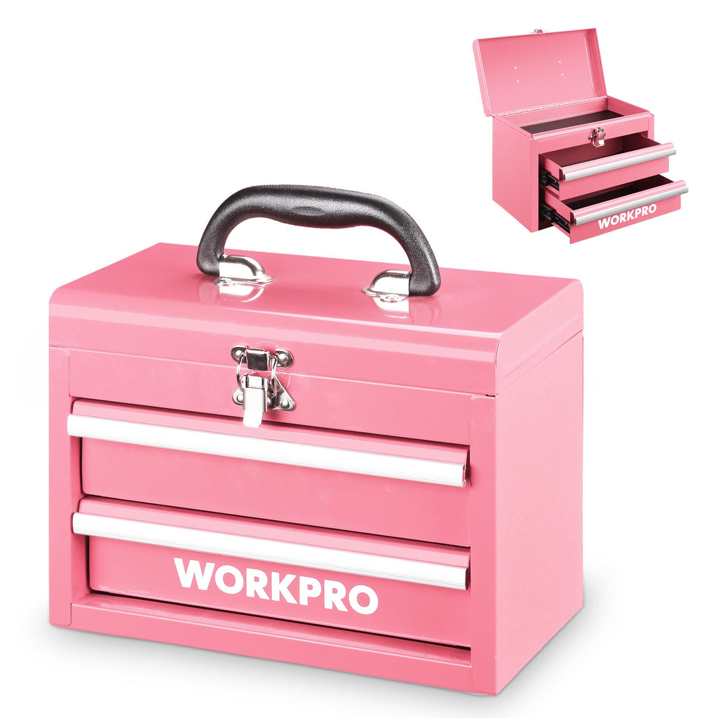Portable Mini Metal Tool Box with 2 Drawers T6508