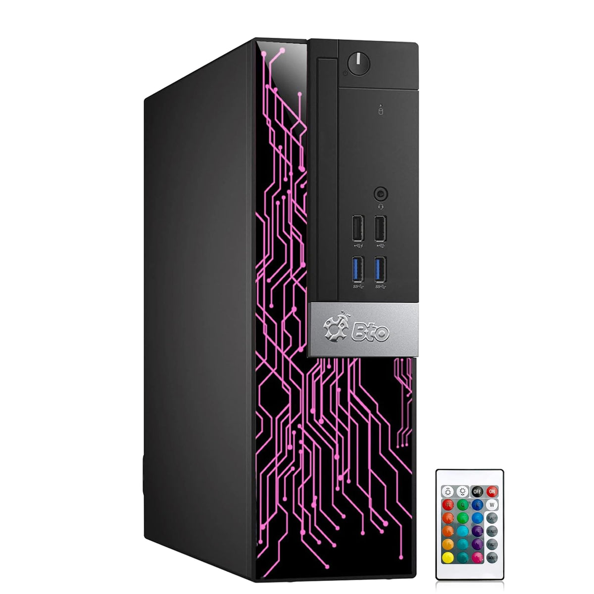 RGB Gaming PC with 24 Inch Monitor Intel i5 16GB RAM 512GB SSD K680
