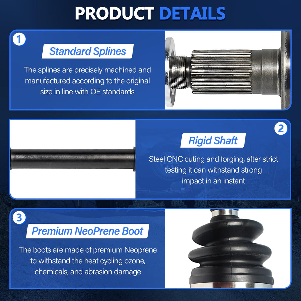 CV Axle Joint Assembly Front J540