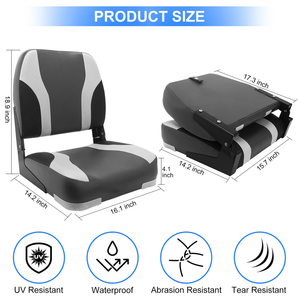 Folding Boat Seat 2 Pack D561