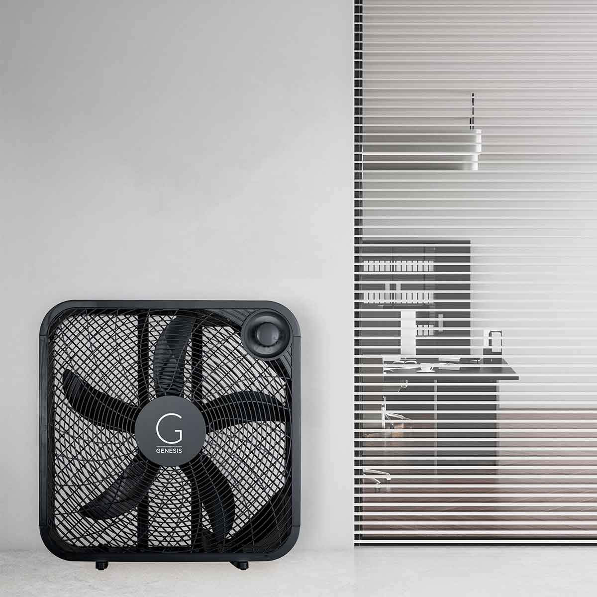 20" Box Fan, 3 Settings, Black K136
