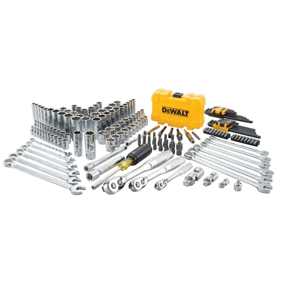 168-Piece Mechanic Tool Set with Case, Metric and Standard R610529
