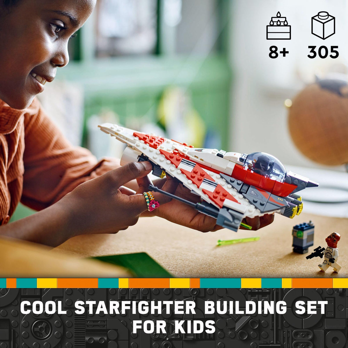 Buildable Toy Vehicle with Minifigure Y1837