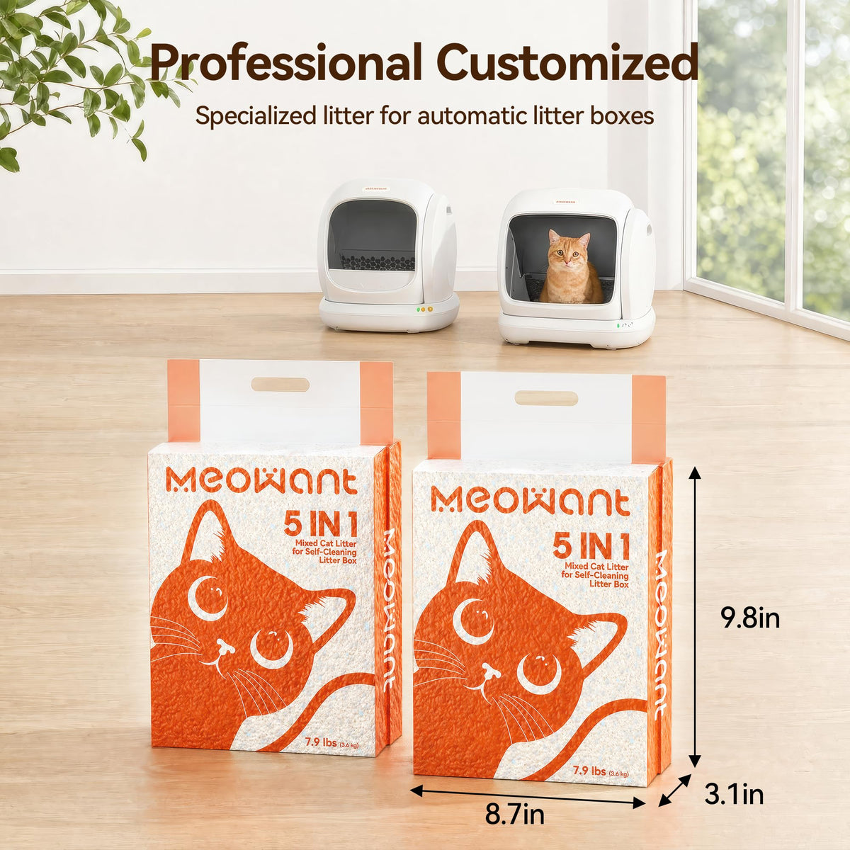 Mixed Fast Clumping Bentonite Tofu Cat Litter J9057