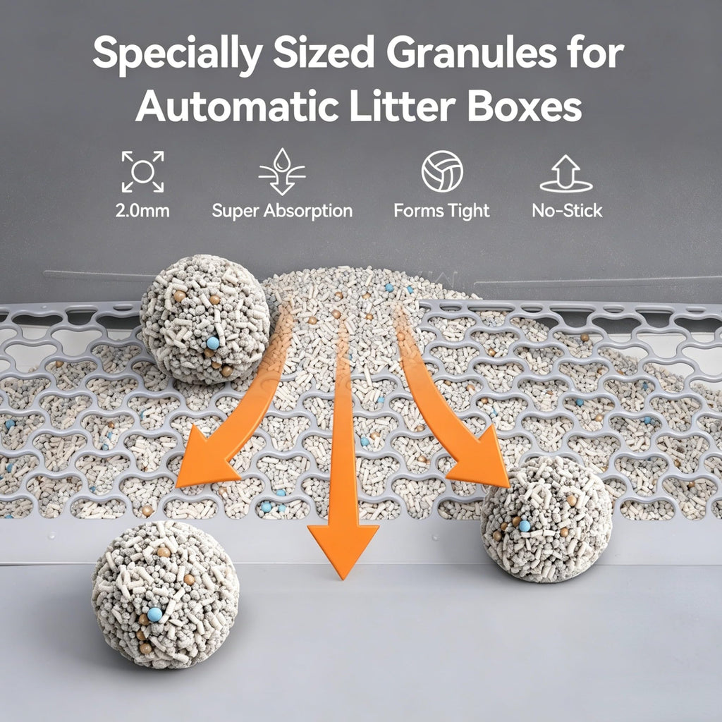 Mixed Fast Clumping Bentonite Tofu Cat Litter J9057