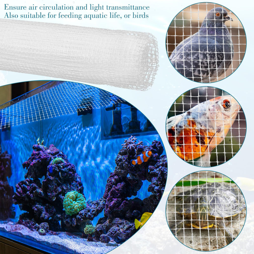 Clear Mesh Fish Tank Lid 4 x 5 feet I77532