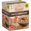 Maple & Brown Sugar Instant Oatmeal Cereal, 40 Count U5682