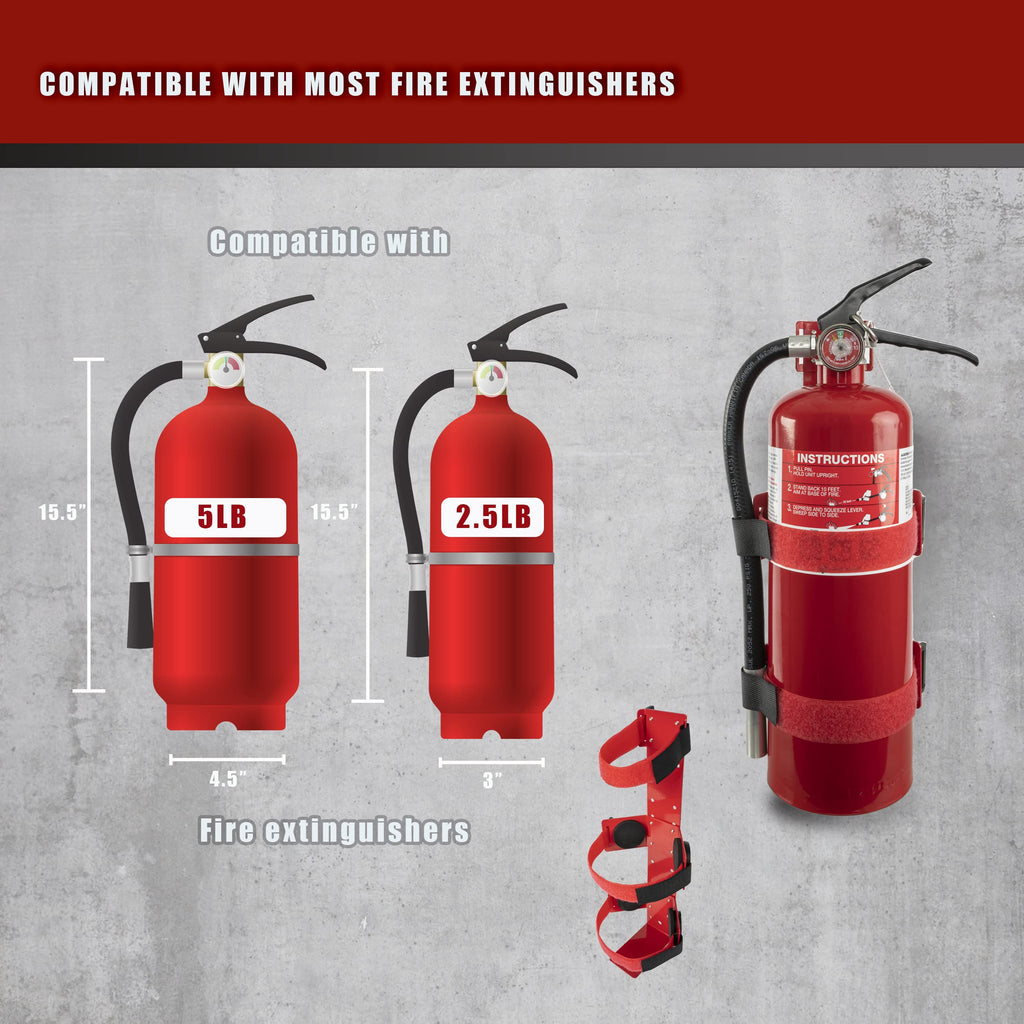 Fire Extinguisher Mounting Bracket for 2.5lb & 5lb Extinguishers N60746