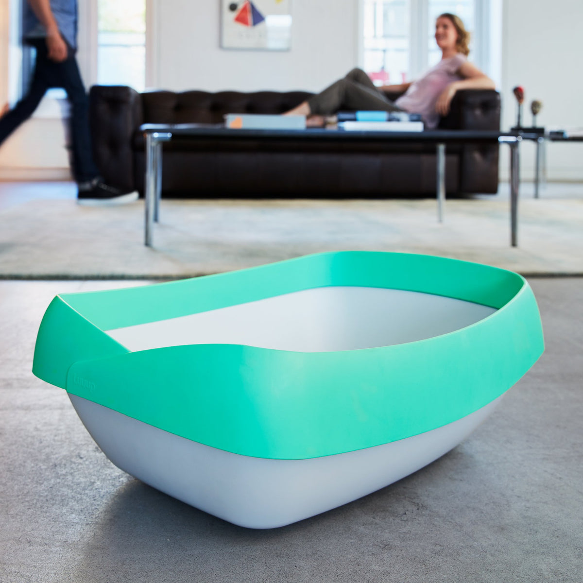 3 Sifting Tray Cat Litter Box with Non-Stick Coating Q86845