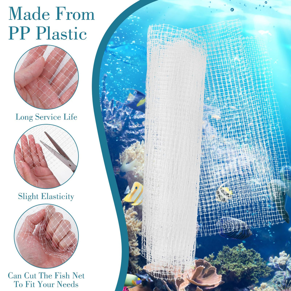 Clear Mesh Fish Tank Lid 4 x 5 feet I77532