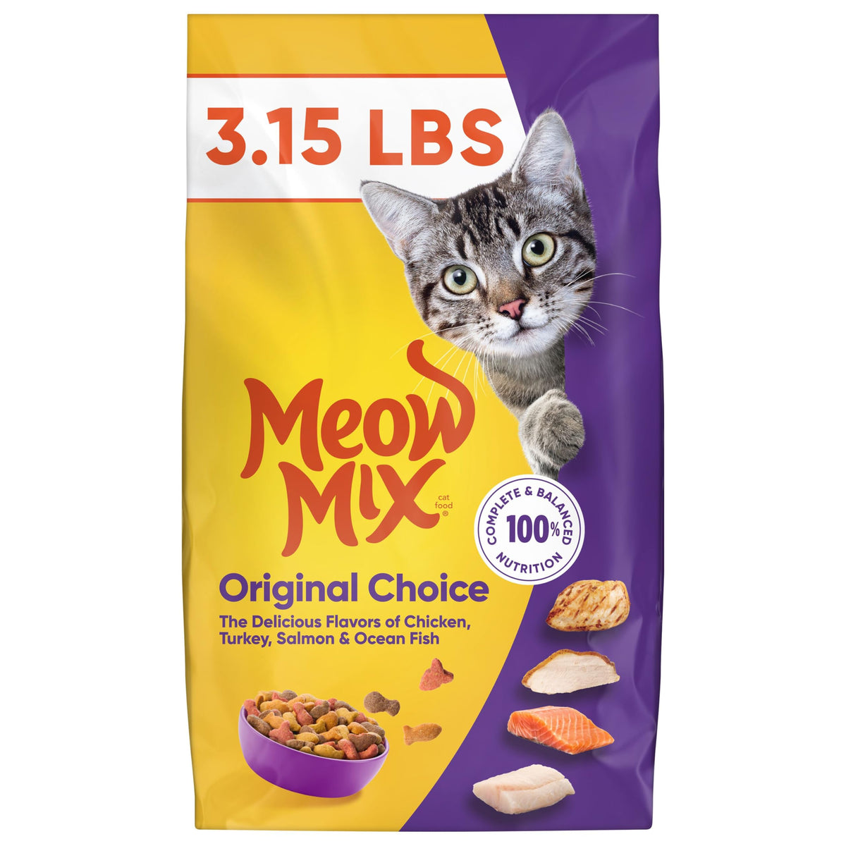 Dry Cat Food 3.15 Pound Bag H336