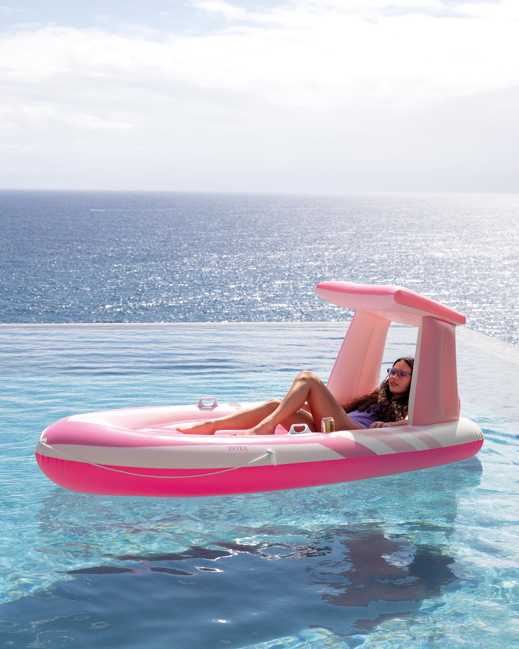 Inflatable Pool Float with 2 Cup Holders P734