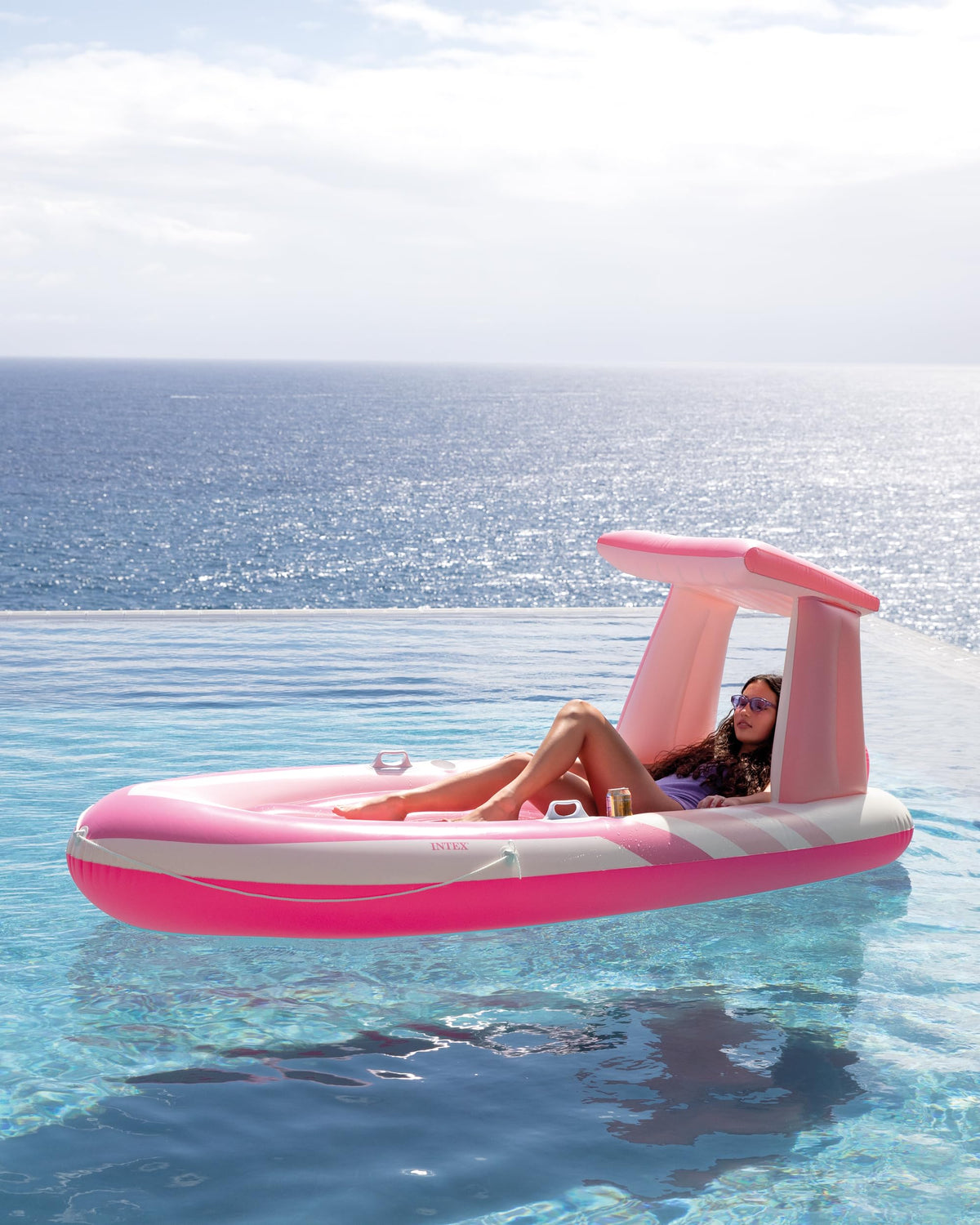 Inflatable Pool Float with 2 Cup Holders P734