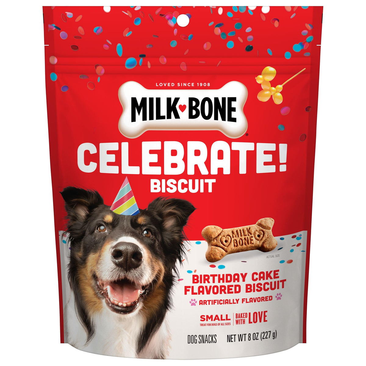 Artificially Flavored Biscuits Small Dog Treats 8 oz Bag Pack of 6 E5565