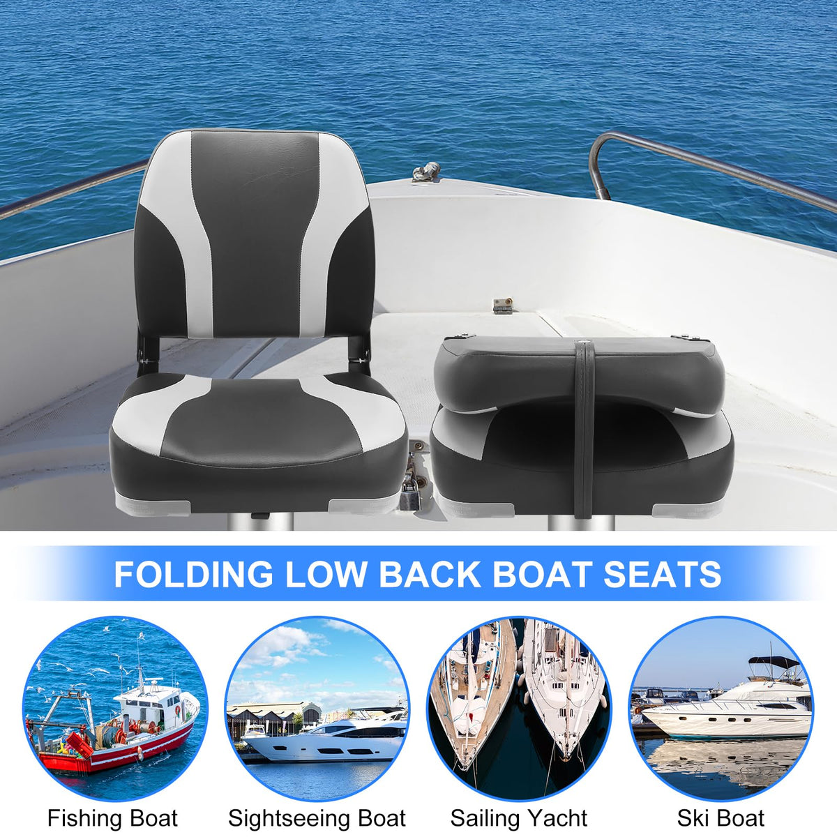 Folding Boat Seat 2 Pack D561