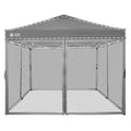 Gazebo Replacement Mosquito Netting 10 x 10ft Grey R989434