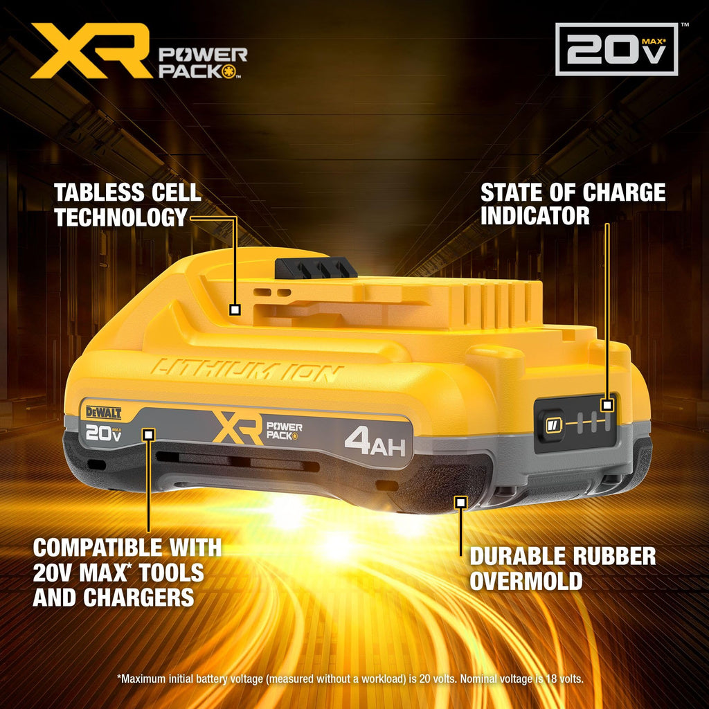 20V MAX 4Ah Lithium Ion Battery 2 PK L46508