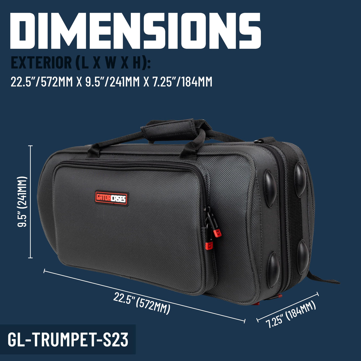 Lightweight Polyfoam Case for Bb Trumpet V243