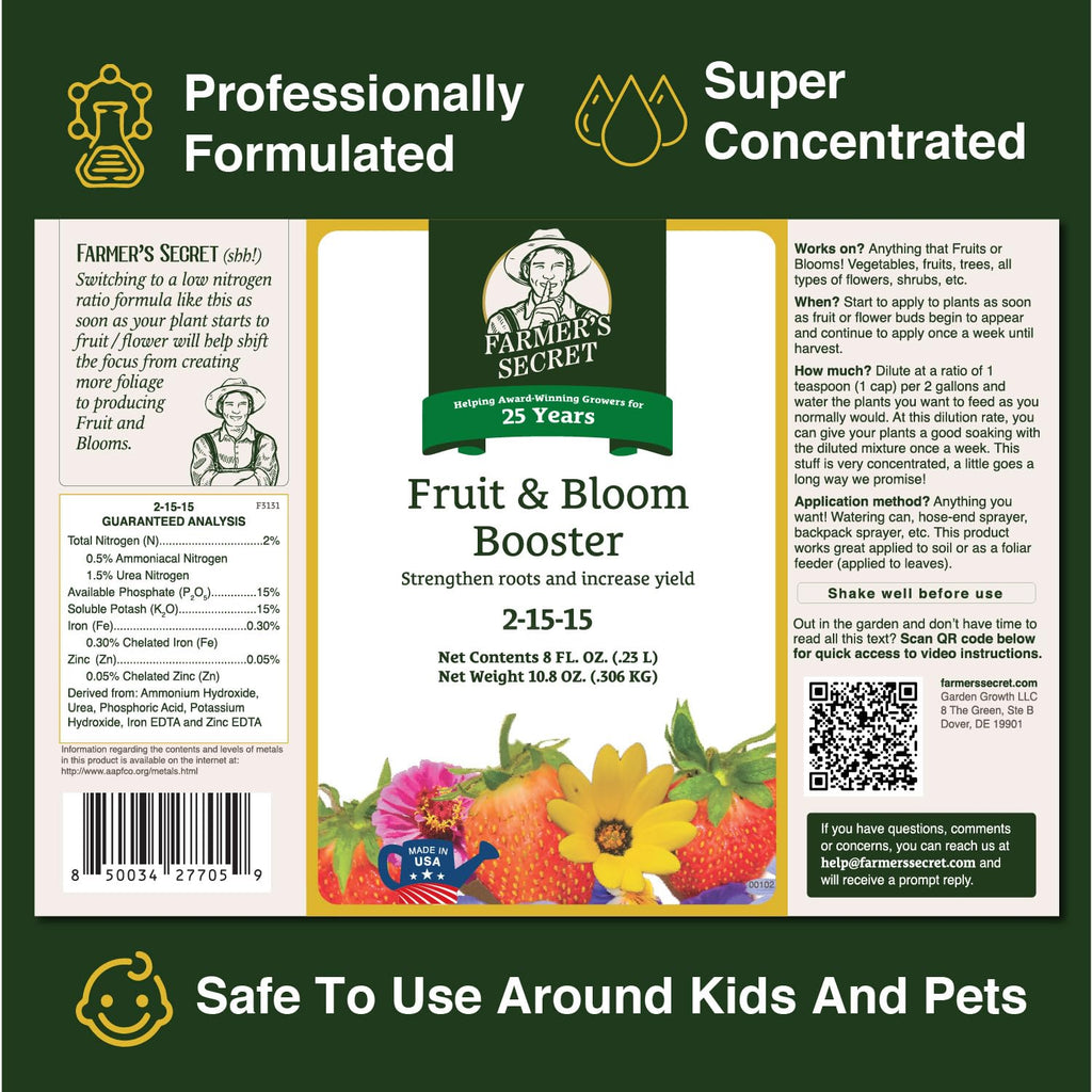 Concentrated Fruit & Flower Fertilizer 32oz H37313