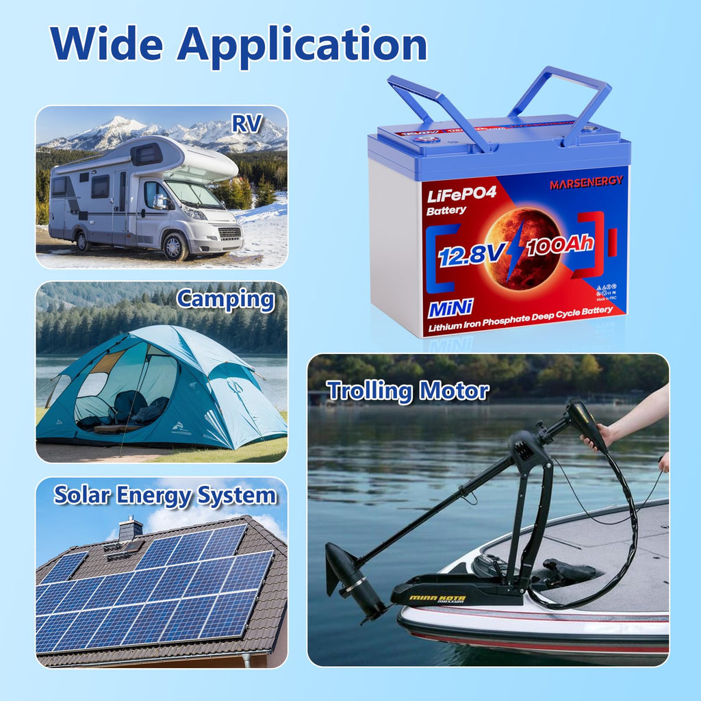 12V 100Ah LiFePO4 Lithium Battery B1295