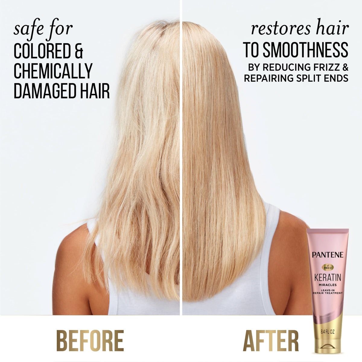 Keratin Leave-In Conditioner with Argan Oil 8.4 Fl Oz L1421