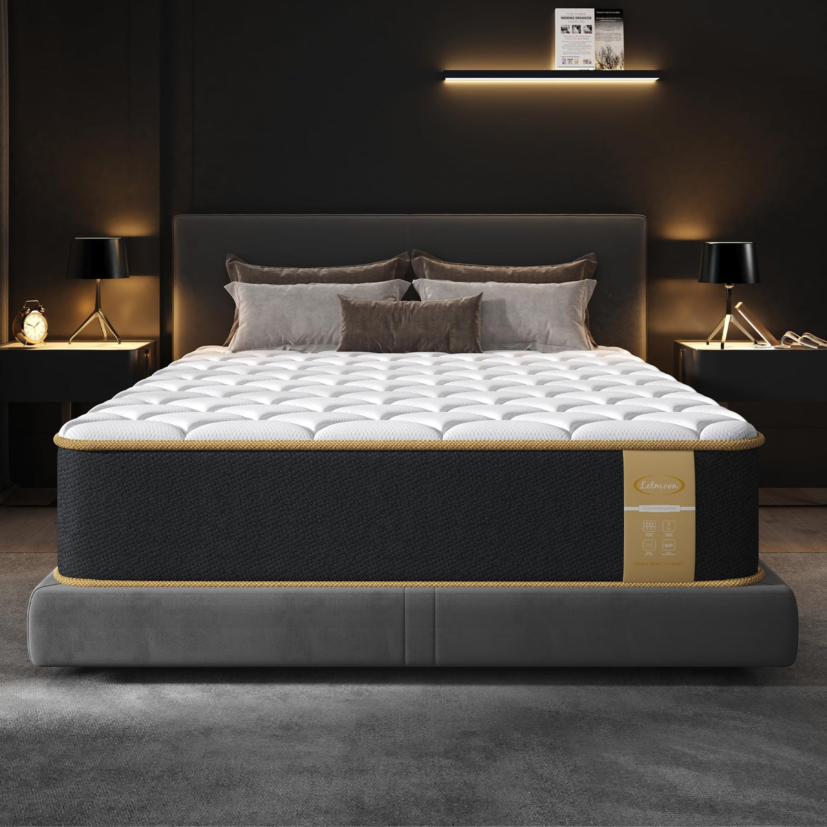 Full Size 8 Inch Gel Memory Foam Hybrid Mattress C3948