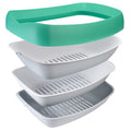 3 Sifting Tray Cat Litter Box with Non-Stick Coating Q86845