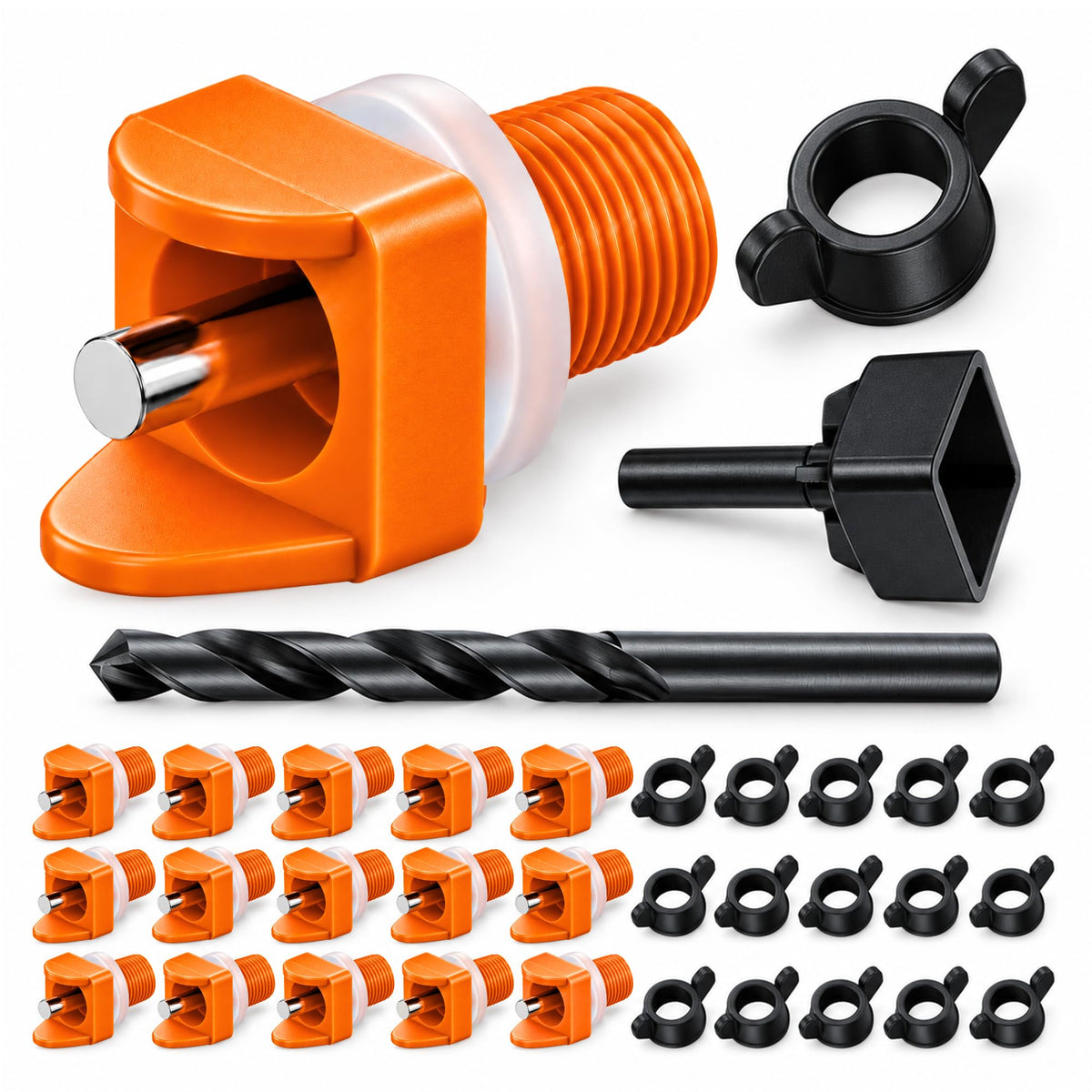 Orange Pack of 15 Chicken Nipple Waterer M984497