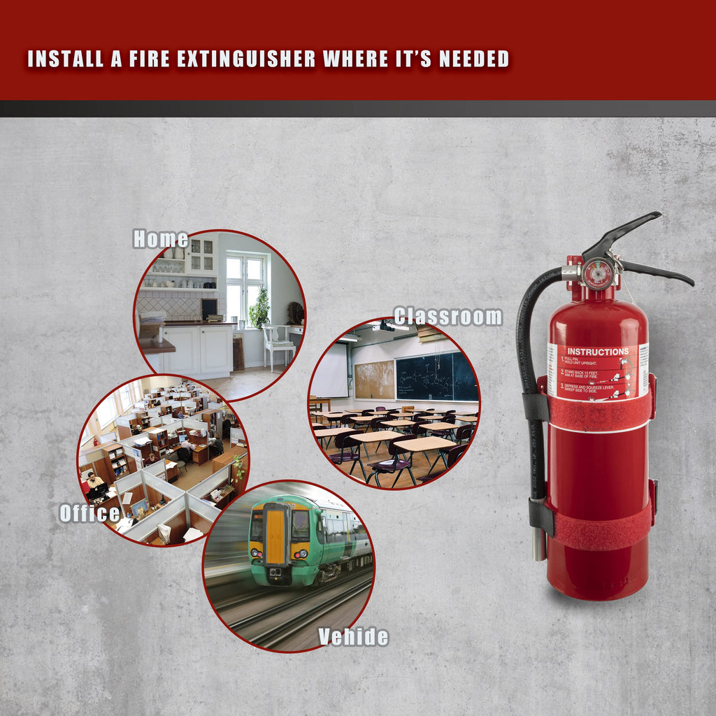 Fire Extinguisher Mounting Bracket for 2.5lb & 5lb Extinguishers N60746