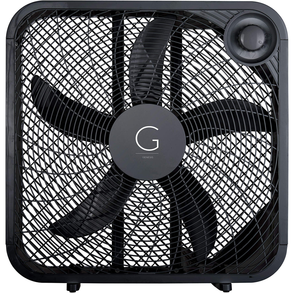 20" Box Fan, 3 Settings, Black K136