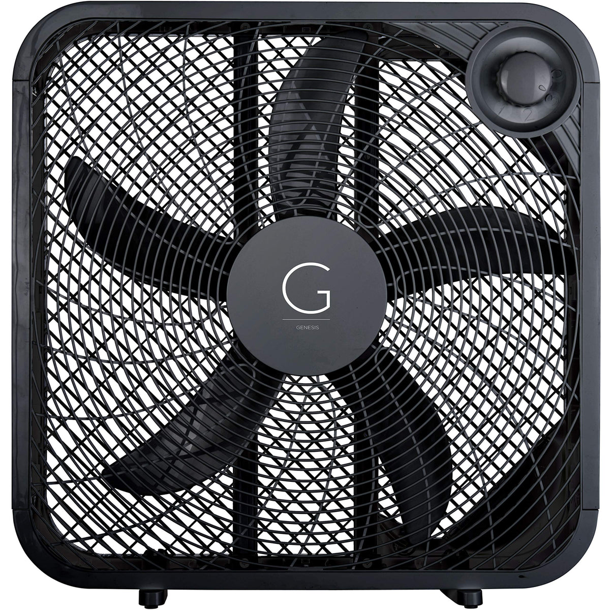20" Box Fan, 3 Settings, Black K136